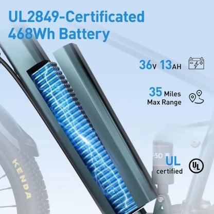 Adults Electric Bicycle, 26" 24" Electric Mountain Bike with 36V Battery Peak 500W Motor,21 Speed Ebike Electric Bike for Adults