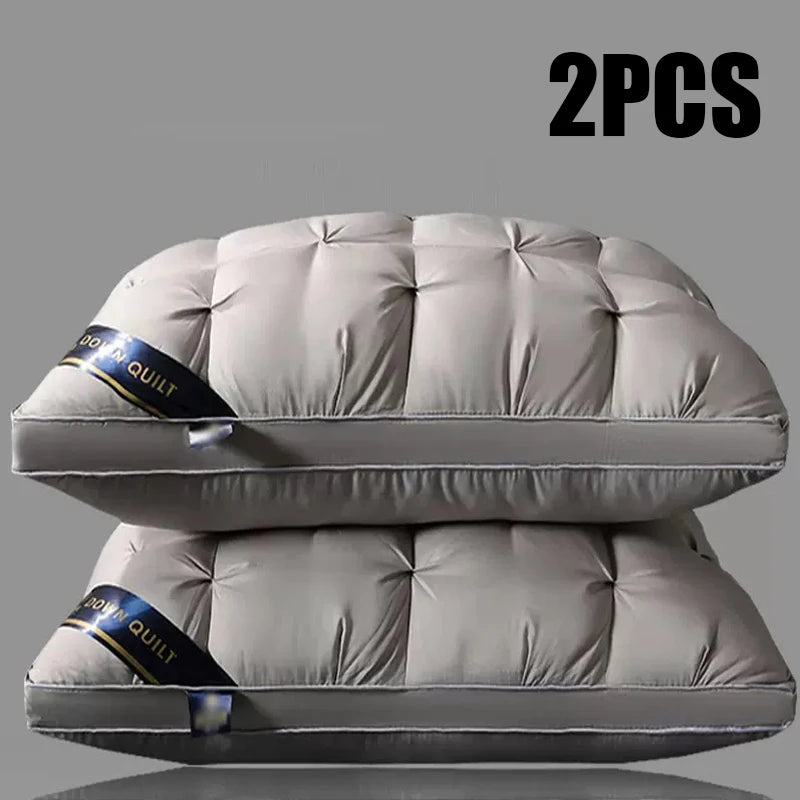 2-Piece Sleep Pillow Set, Soft Supportive Bed Pillows