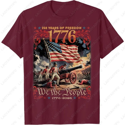 250 Years of Freedom Retro USA Flag Since 1776 2026
