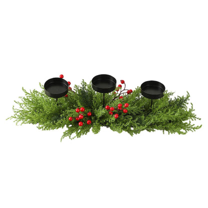 Christmas Three-Legged Candlestick Home Decoration