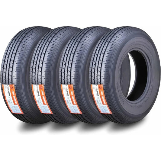 Grand Ride Set 4 Trailer Tires ST235/80R16 Radial 10 Ply Load Range