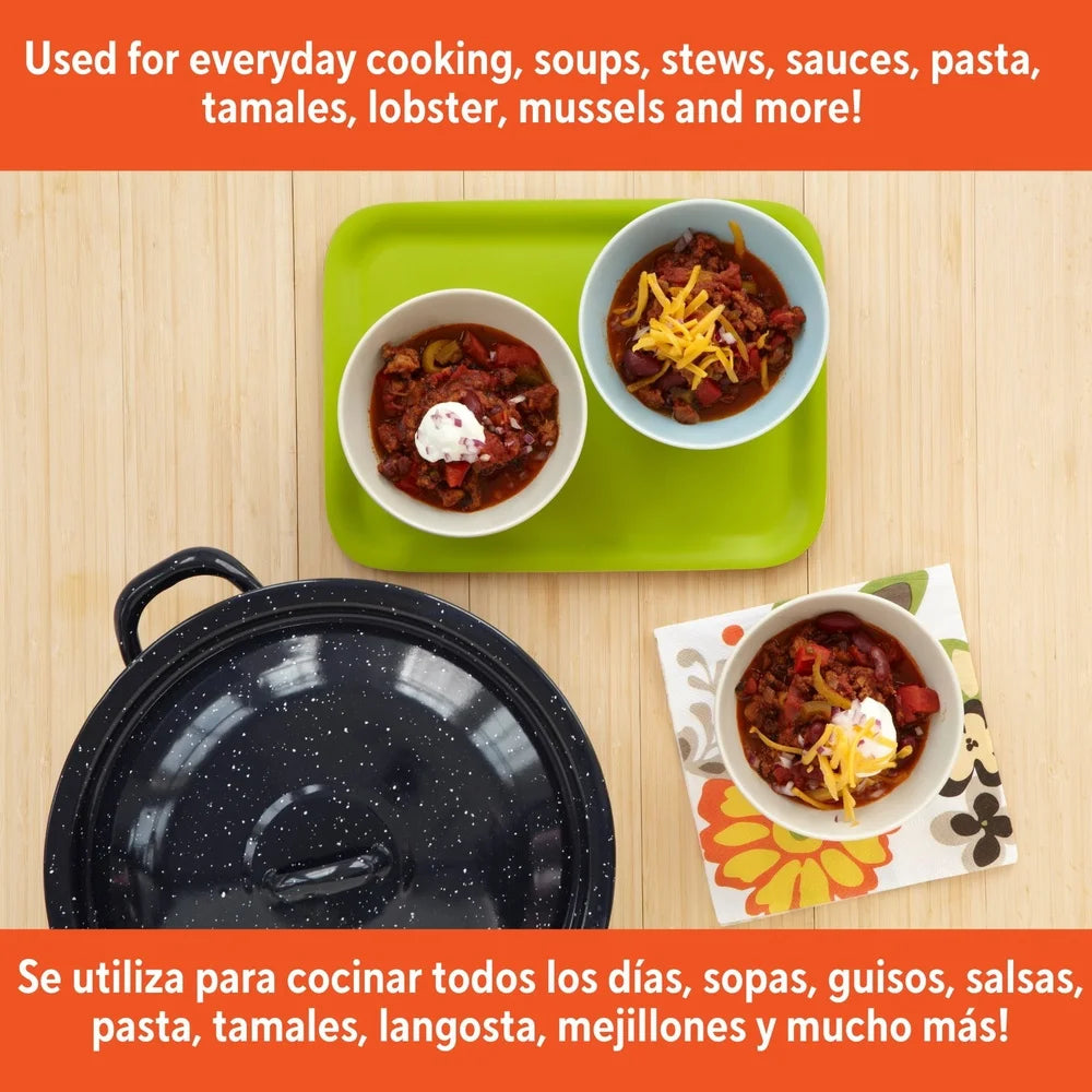 Enamel Stock Pot Soup Stews Cooking