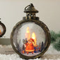 Christmas decorations retro night lights luminous gifts window