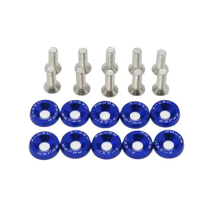 10 PCS M6 Car Modified Fasteners Fender Washer Bumper Engine