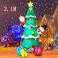 Christmas Decorations Model Built-in LED Lights Inflatable Toys Ornament
