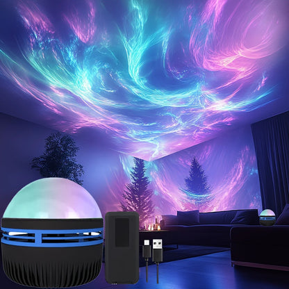 1pc LED Northern Lights Projection Lamp,Aurora Borealis