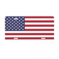 American Flag Bald Eagle Metal License Plate USA
