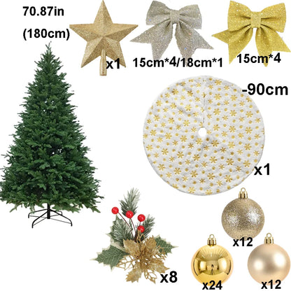 Christmas Trees Decoration Set 90/120/150180cm Large Christmas
