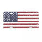 American Flag Bald Eagle Metal License Plate