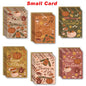 Thanksgiving cards with envelopes,autumn pumpkin