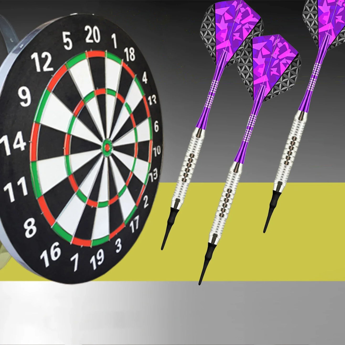 HBS 18g Soft Tipped Darts Professional Indoor Plastic Tip