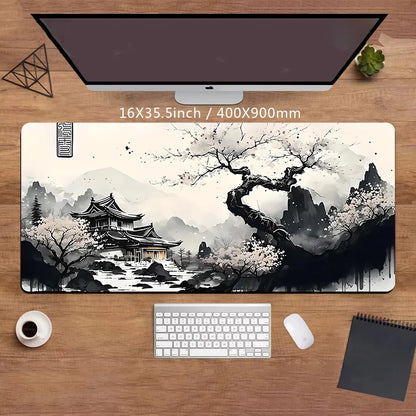 Mouse Pad sakura landscape desk accessories Mat Gamer