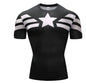 Marvel T Shirt Avengers Spiderman Iron Man Black