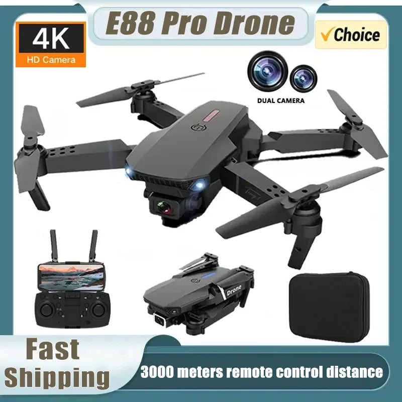 2025 E88Pro RC Drone 4K Professinal With 1080P