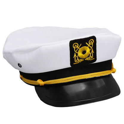 2025 Navy Marine Hat Sailor Captain Costume Men Yacht
