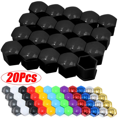 20Pcs Car Wheel Nut Caps Anti-Rust Auto Hub Screw Protection