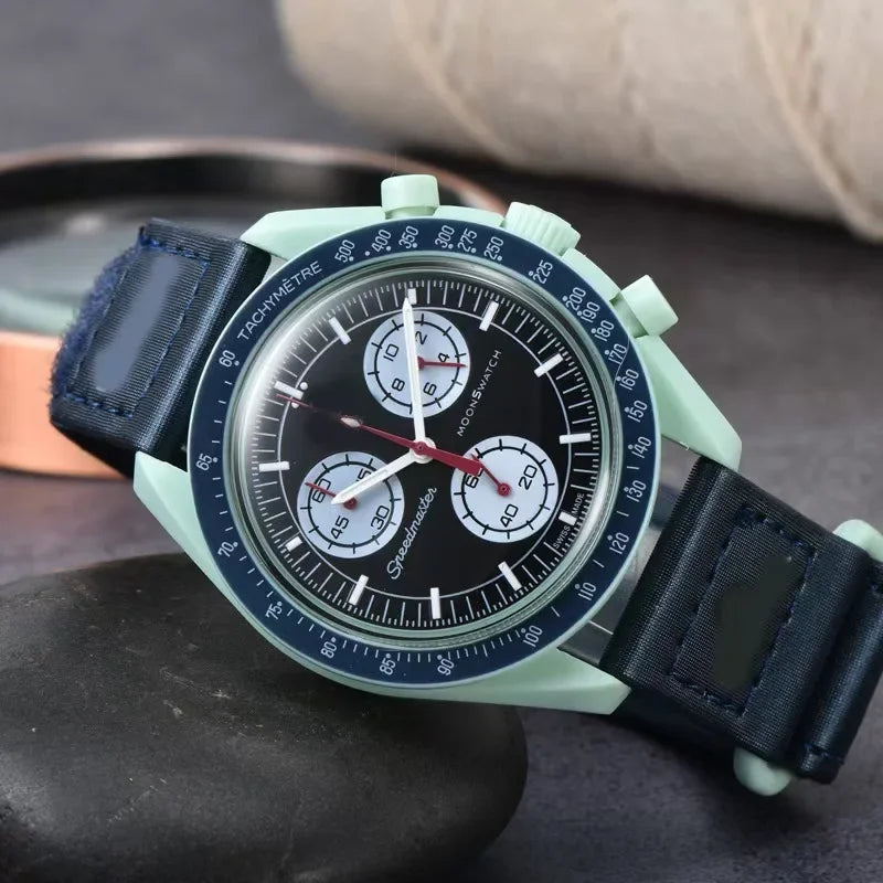 2025 Newest High Quality Wantch Men's and Women's Moon Mercury Quartz