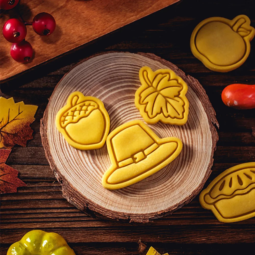 Thanksgiving Theme Cookie Molds Fondant Cutter