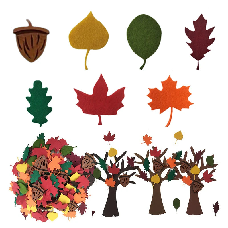 Thanksgiving Felt Tree Craft Kit Fall Tree Montessori