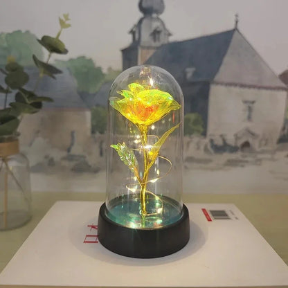 Rose Light Beautiful Realistic Looking Night Light Rose