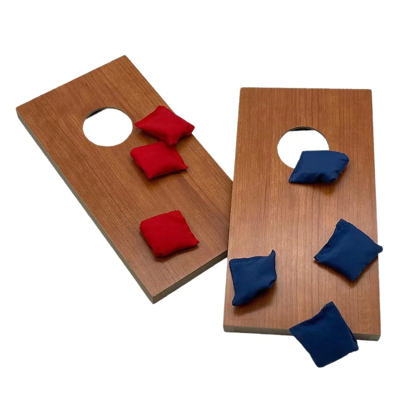 Tabletop Cornhole Game Set with 8 Bean Bags