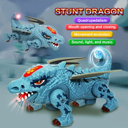 Stunt Flying Dragon Electric Toy for Boys Colorful