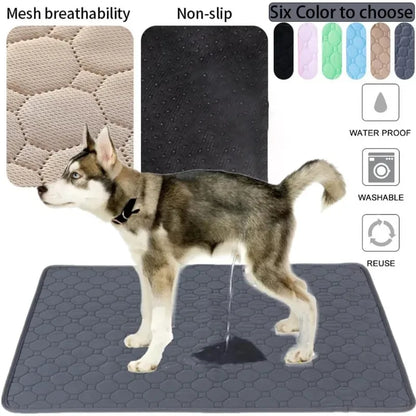 Reusable Dog Pee Pad Blanket Absorbent Diaper Washable Puppy Training