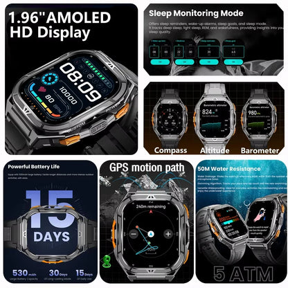 2025 New GPS Track Smart Watch Men