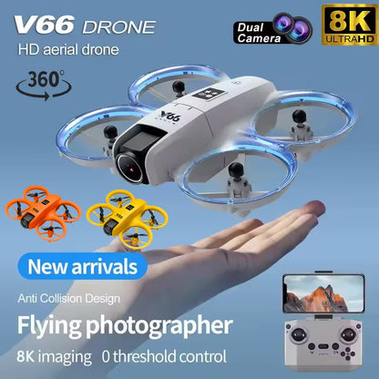 V66 Mini NEW Drone 8K Profession HD Wide Angle CamerA