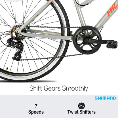 Hiland men's and women's hybrid bikes, Aluminum frame,