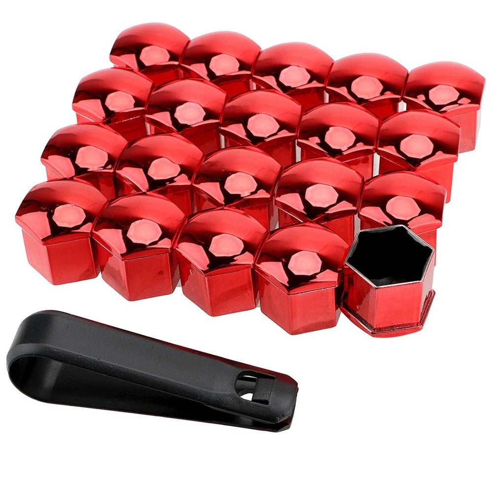 20Pcs Car Wheel Nut Caps Anti-Rust Auto Hub Screw Protection