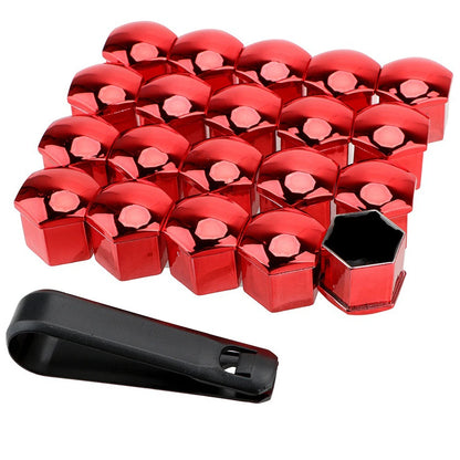 20Pcs Car Wheel Nut Caps Anti-Rust Auto Hub Screw Protection