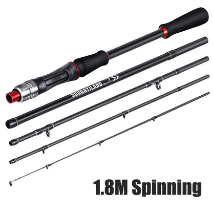 Sougayilang 1.8m 2.1m Lure Fishing Rod Carbon Fiber