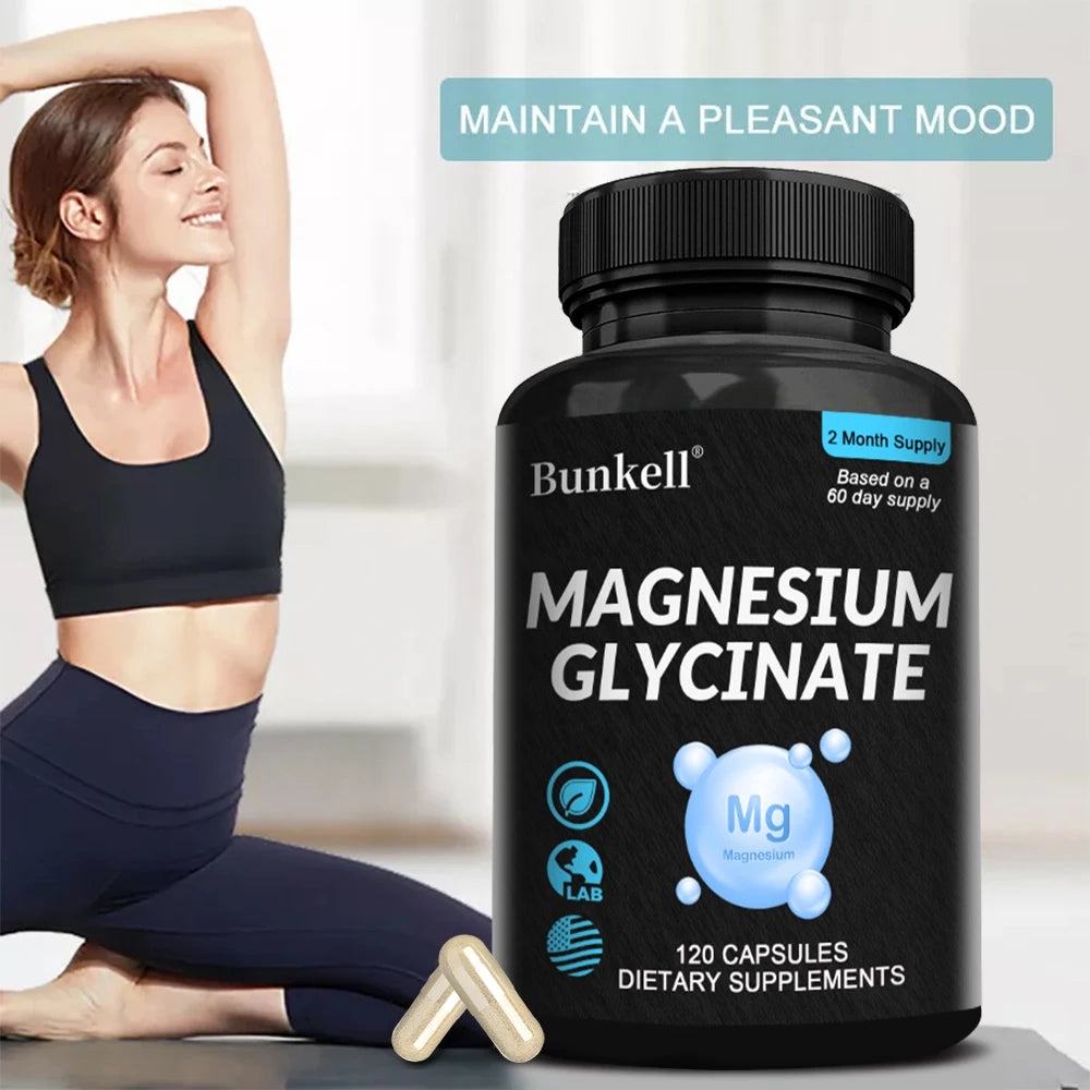 Magnesium Glycinate Supplement - High Strength for Muscle