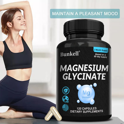 Magnesium Glycinate Supplement - High Strength for Muscle