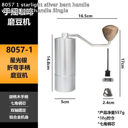 Stainless Steel Hand Coffee Grinder Manual Portable Bean Grinder