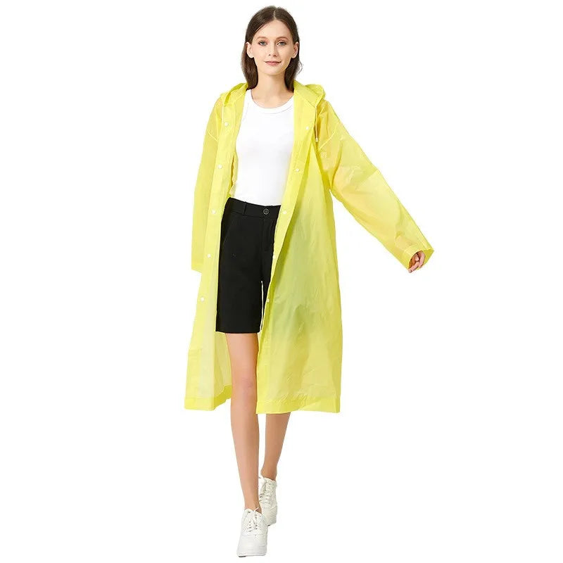 Reusable Adult Waterproof Raincoat Useful Portable Adult Poncho
