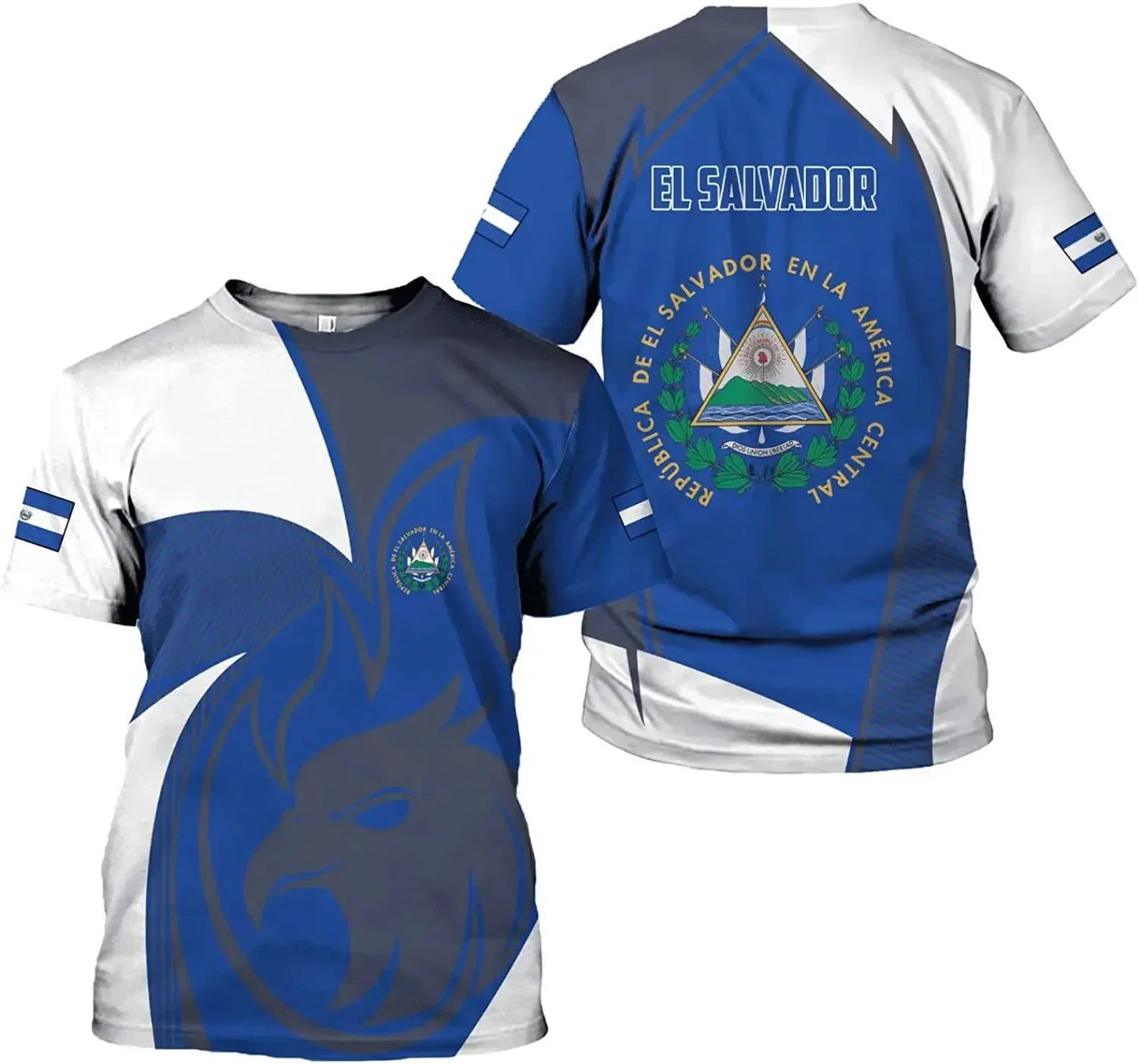 El Salvador Flag Football Jersey 3D Print