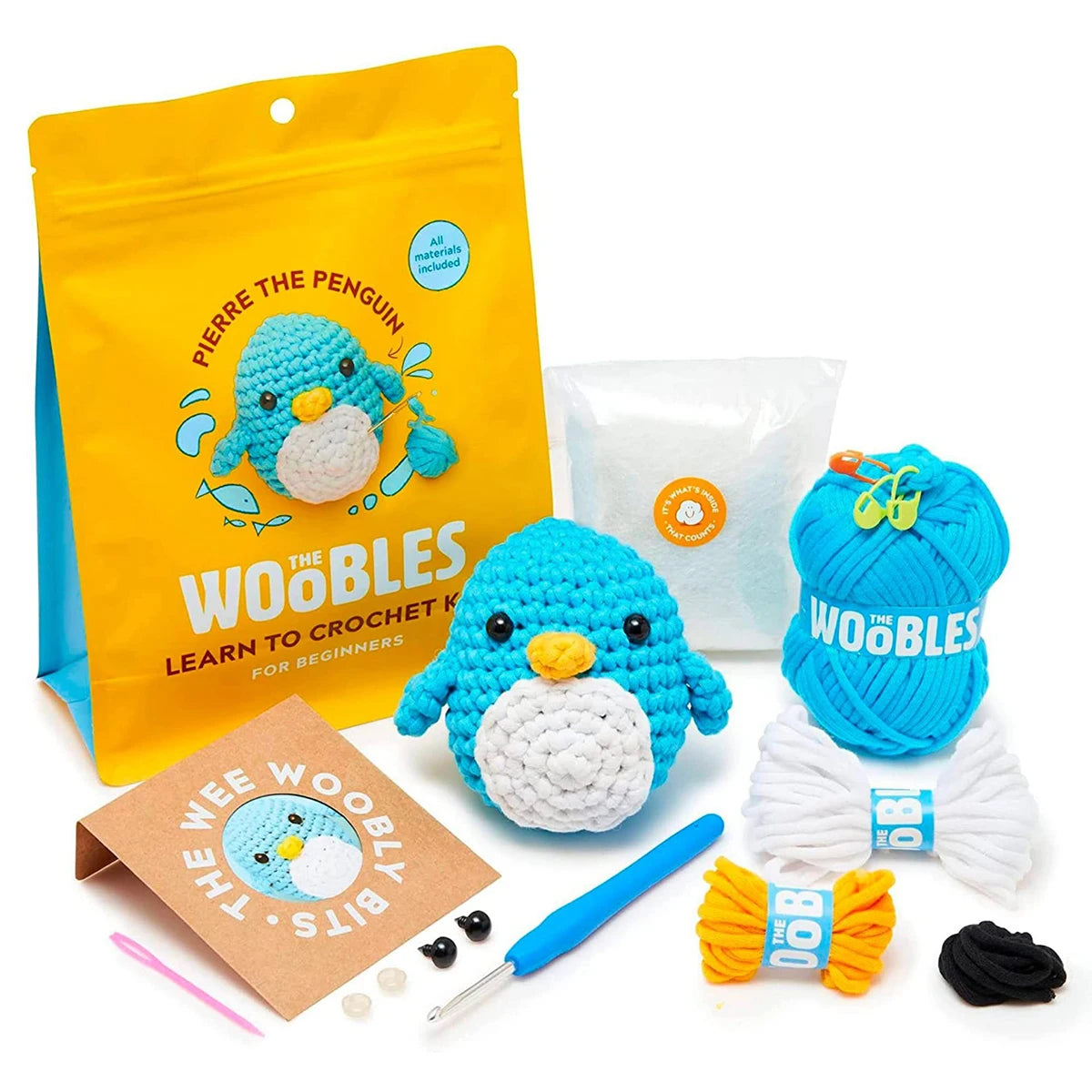 Non-Finished Product Beginner Crochet Kit DIY Crochet Stuffed Animal Kits ﻿