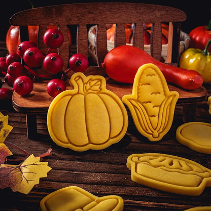 Thanksgiving Theme Cookie Molds Fondant Cutter