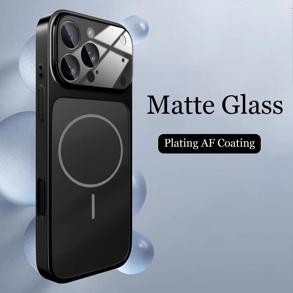 Original Glass Nano Matte Case For iPhone 17 Air 16 15 14 13 Pro Max 1