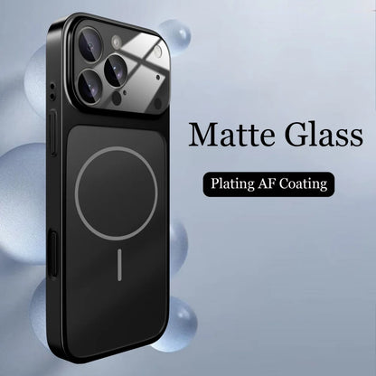 Original Glass Nano Matte Case For iPhone 17 Air 16 15 14 13 Pro Max 1