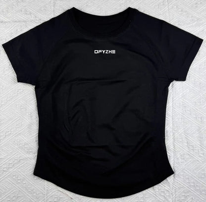 DFYZHE round neck breathable short sleeved+long pants