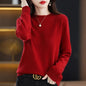 Women Sweater O-neck Autumn Winter Basic Pullover Warm