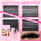 DIY Lash Extension Kit 720pcs Lash Clusters Individual Eyelashes Kit