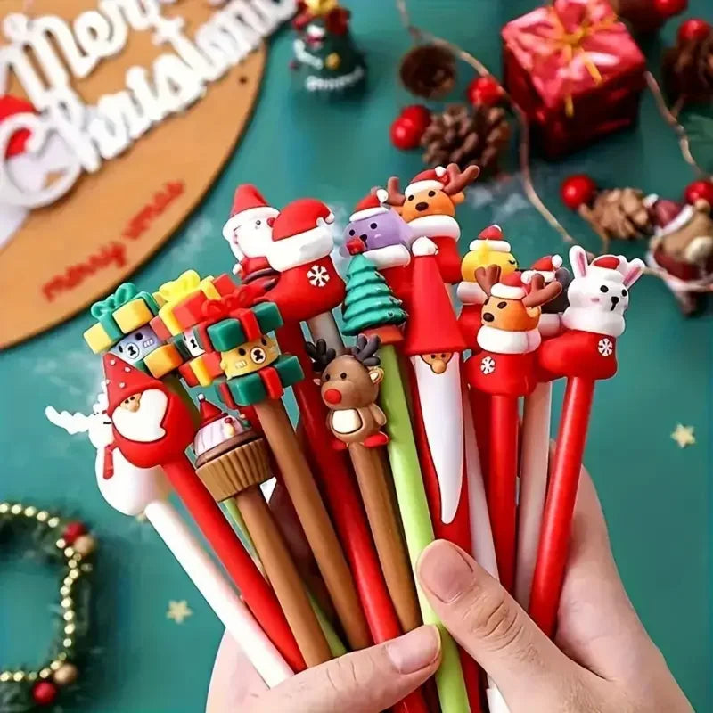 12 Christmas-Themed Neutral Pens, Office And Study Stationery