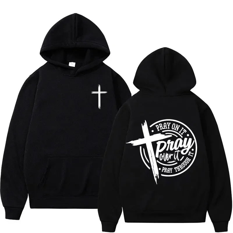Harajuku Aesthetic Christian Jesus Church Hoodie Bible Verse