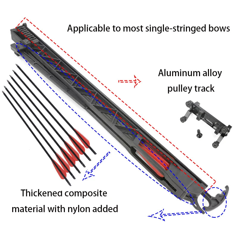 Powerful Slingshot Compound Bow Metal Hunting Catapult