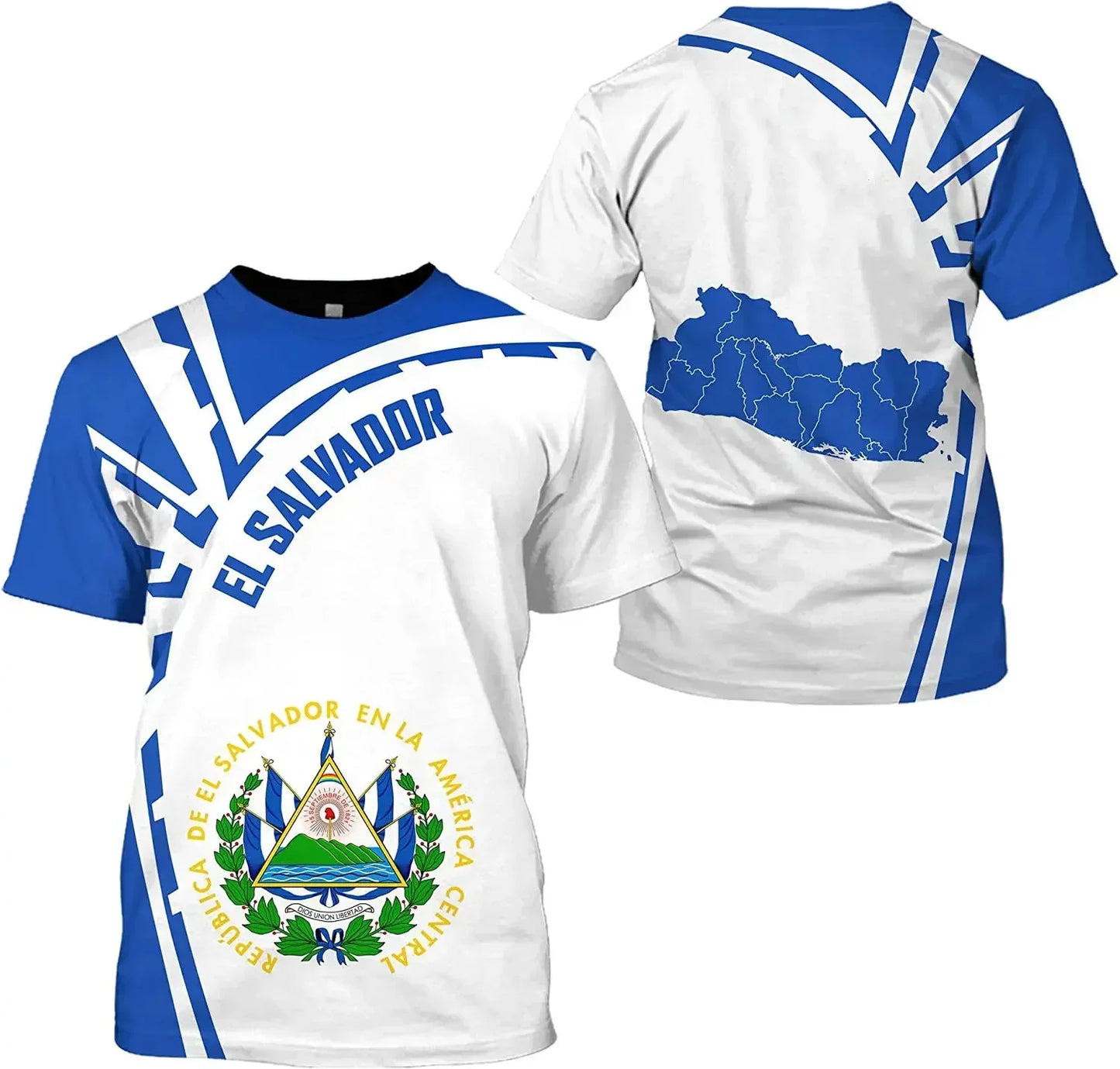 El Salvador Flag Football Jersey 3D Print
