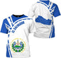 El Salvador Flag Football Jersey 3D Print